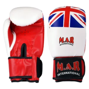 White Union Jack Boxing/Kickboxing Gloves 1