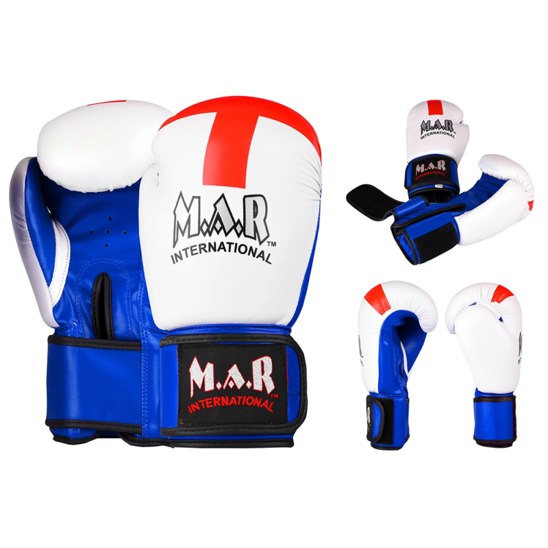 MAR 115 White St Georges Boxing/Kickboxing Gloves - Image 2