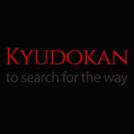 black background kyudokan red