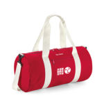 Red barrel bag